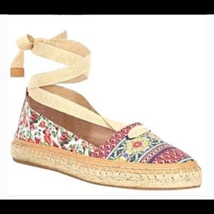 Antonio Melanie multicolor floral espadrilles flats 8